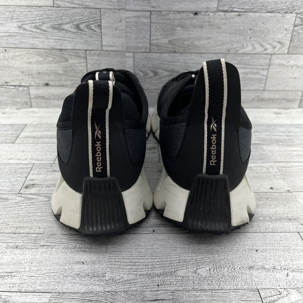 Reebok Zig Dynamica IF5947 Black White Running Shoes Sneakers Women Size‎ 8